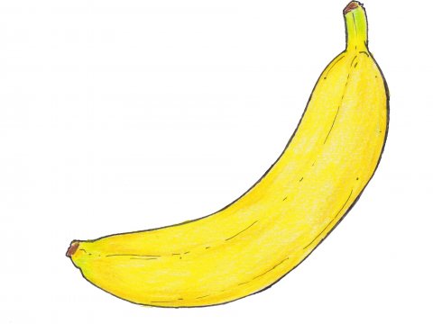 banani, gult, gulur