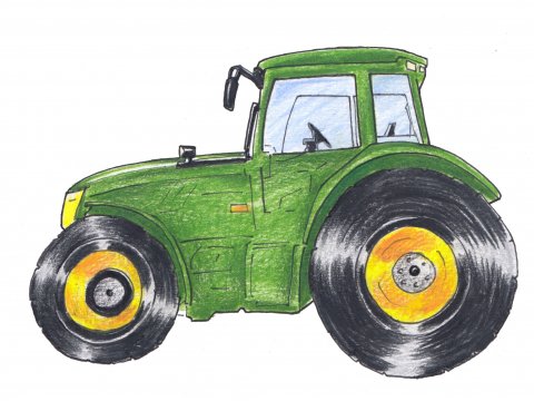 dráttarvél, traktor